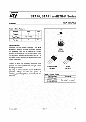 DataSheet BTB41-800B pdf